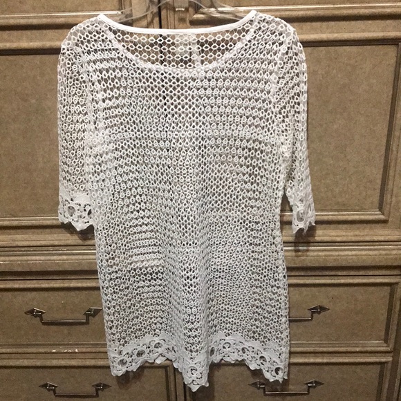 SIMPLY IRRESISTIBLE WHITE SWIM COVERUP - Picture 6 of 9